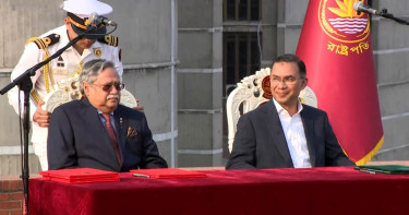 তিন সরকারের শপথ পড়িয়ে রাষ্ট্রপতি সাহাবুদ্দিনের ইতিহাস