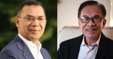 তারেক রহমানকে মালয়েশিয়ার প্রধানমন্ত্রীর অভিনন্দন