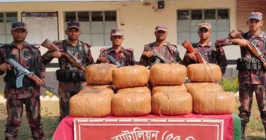 হবিগঞ্জে ১২৩ কেজি গাঁজাসহ আটক ২