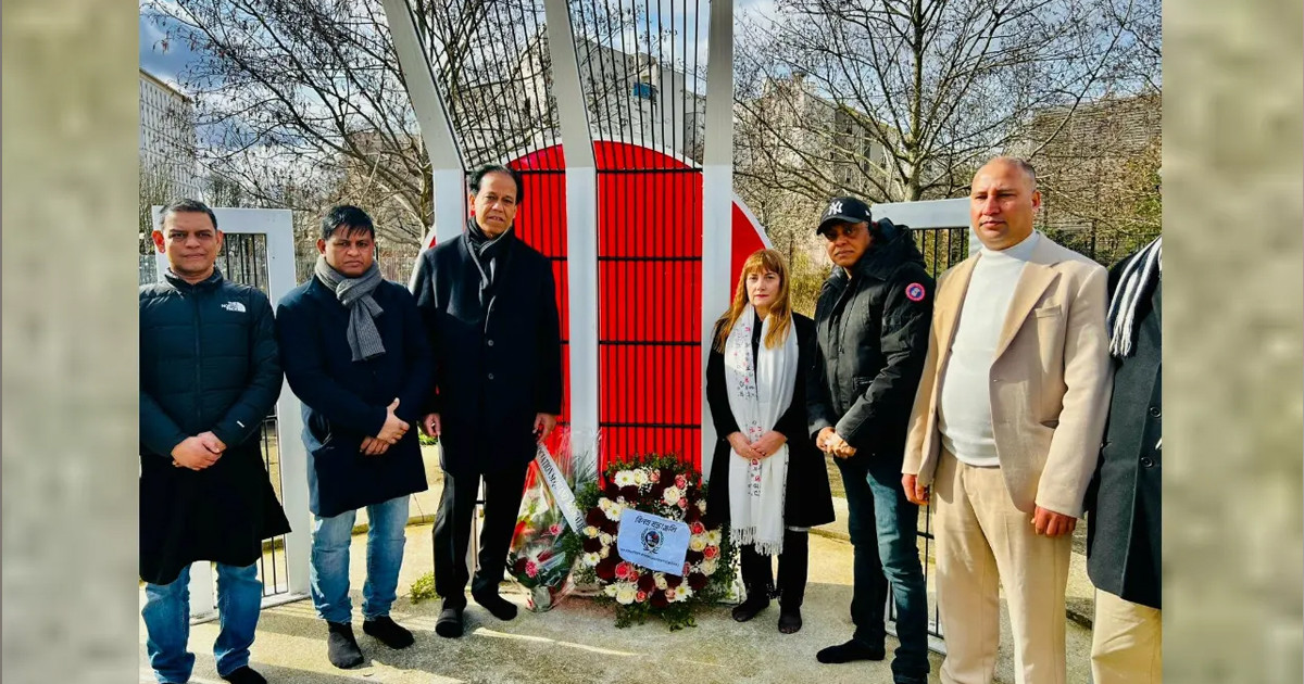 প্যারিসে প্রবাসীদের আন্তর্জাতিক মাতৃভাষা দিবস উদযাপন