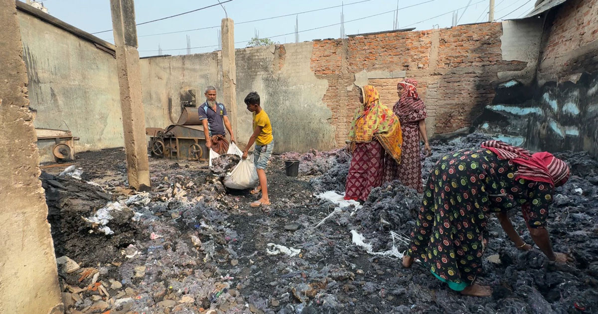হবিগঞ্জে আহসান কটন মিলে আগুন: মেশিনের ঘর্ষণ থেকে সূত্রপাত