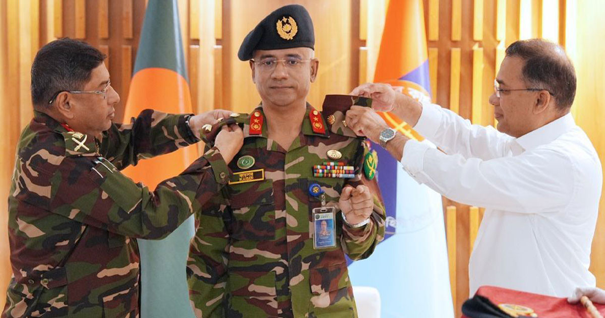 নতুন ডিজিএফআই প্রধান মেজর জেনারেল কায়সার রশিদ চৌধুরী
