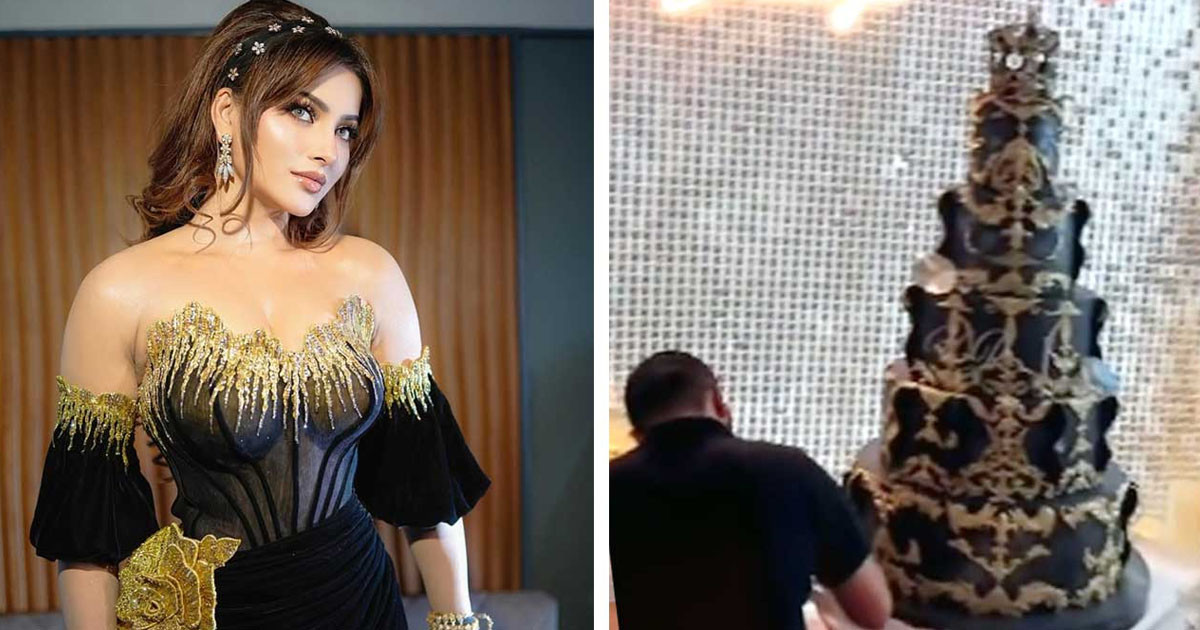 জন্মদিনে ১৬ কোটির হীরার কেক কাটলেন উর্বশী