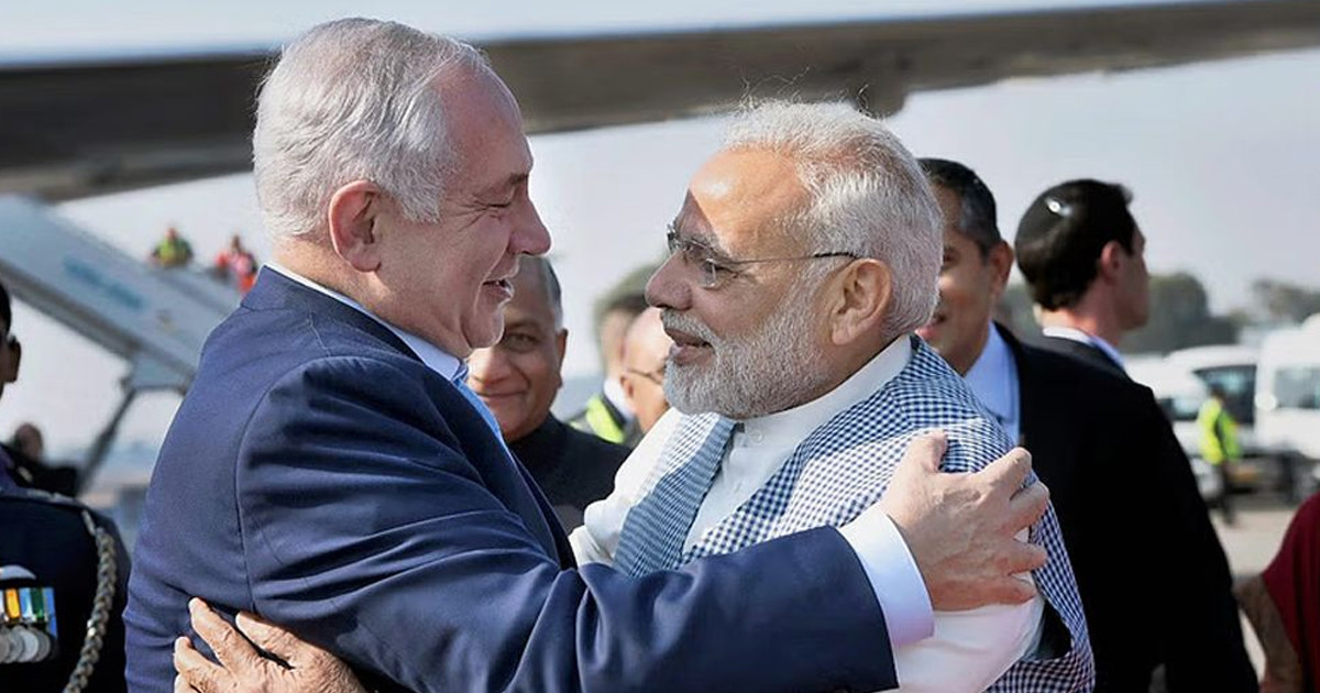 ‘কাঁধে কাঁধ মিলিয়ে’ লড়াই করবে ভারত-ইসরায়েল