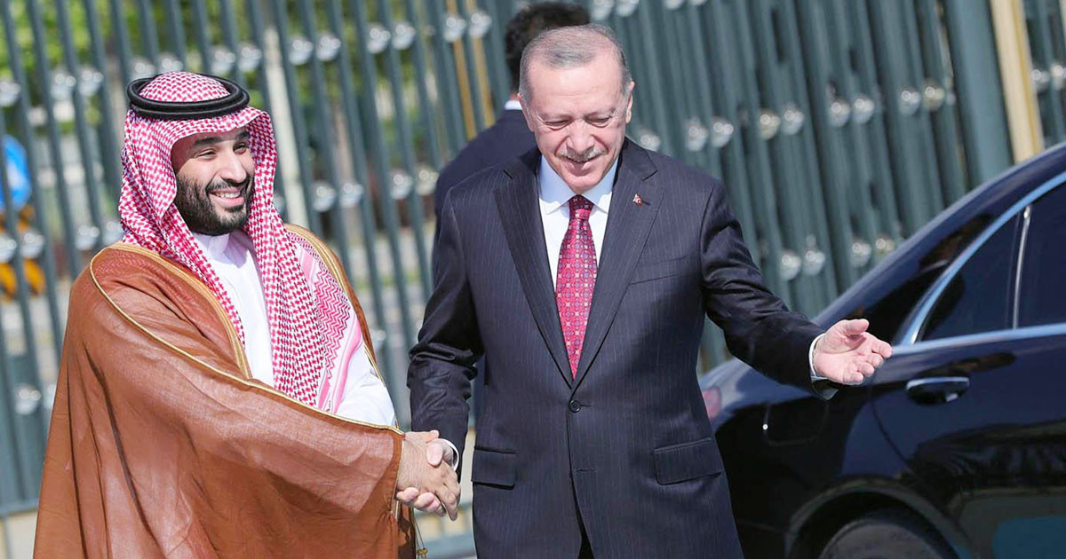 অস্থির মধ্যপ্রাচ্যে, সৌদি যুবরাজের সঙ্গে জরুরি ফোনালাপে তুর্কি প্রেসিডেন্ট