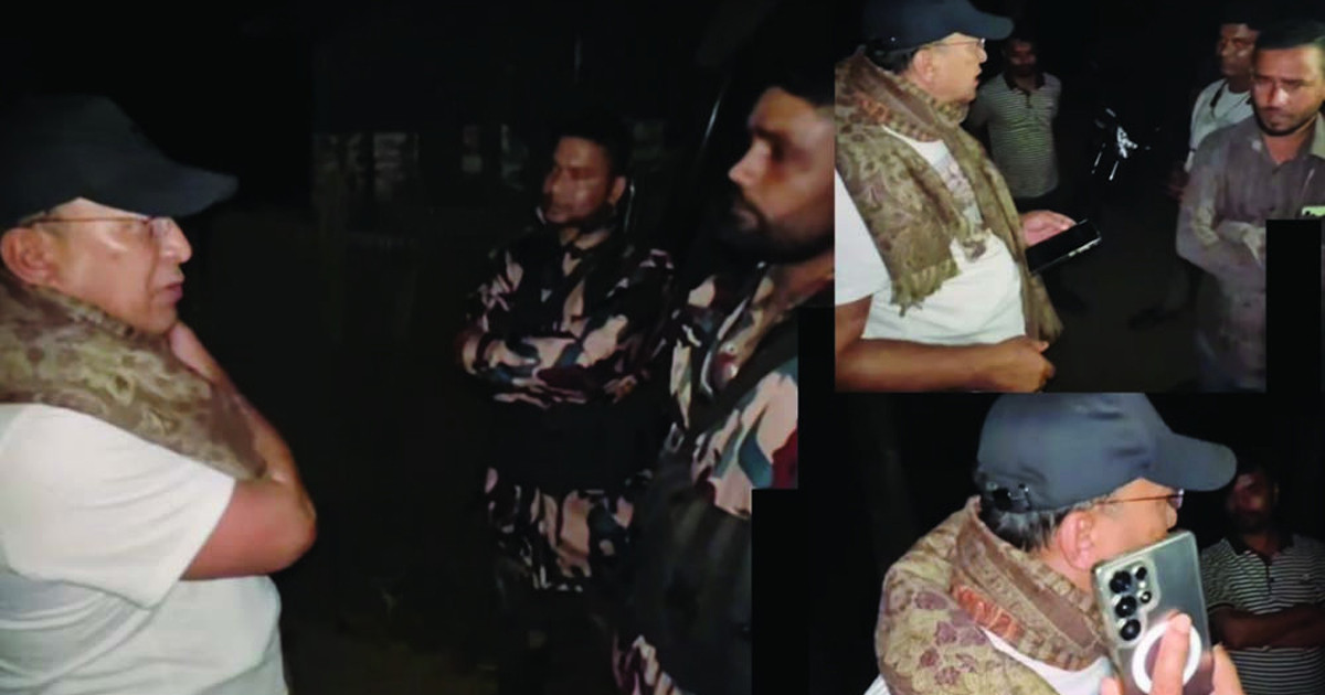 ব্রাহ্মণপাড়ায় রাতে মাদকবিরোধী অভিযান, অংশ নিলেন স্থানীয় এমপি