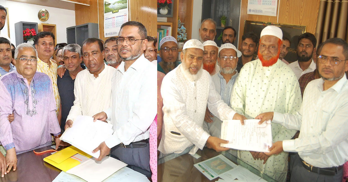 বগুড়া-৬ আসনে বিএনপি ও জামায়াত প্রার্থীর মনোনয়নপত্র দাখিল