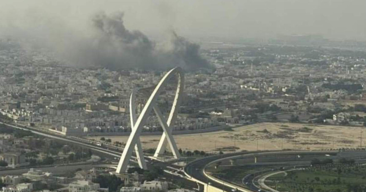 কাতারের রাজধানীজুড়ে মুহুর্মুহু বিস্ফোরণ