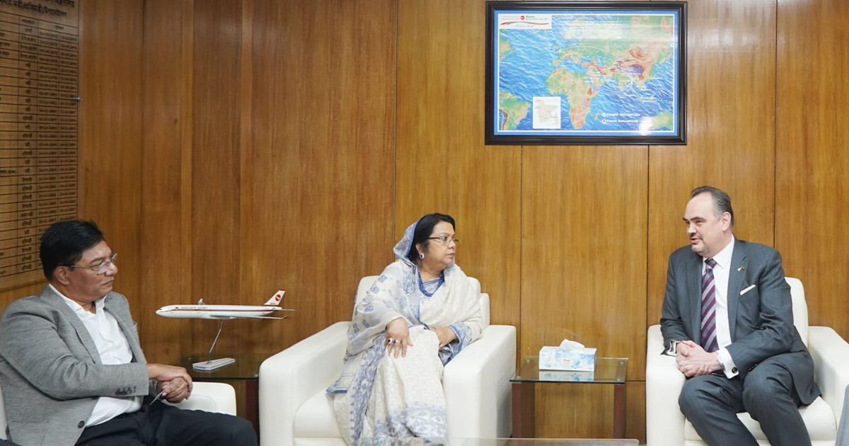 বেসামরিক বিমান মন্ত্রণালয়ের মন্ত্রী–প্রতিমন্ত্রীর সঙ্গে মার্কিন রাষ্ট্রদূতের সাক্ষাৎ