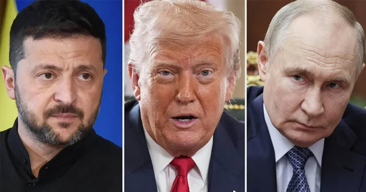 ইউক্রেন যুদ্ধ শেষ করতে প্রস্তুত পুতিন, জেলেনস্কিকে এগোতে হবে: ট্রাম্প