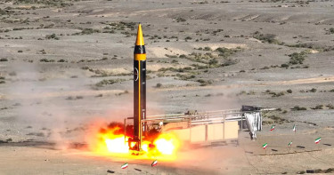 ফের ক্ষেপণাস্ত্র ও ড্রোন হামলা শুরু আইআরজিসির