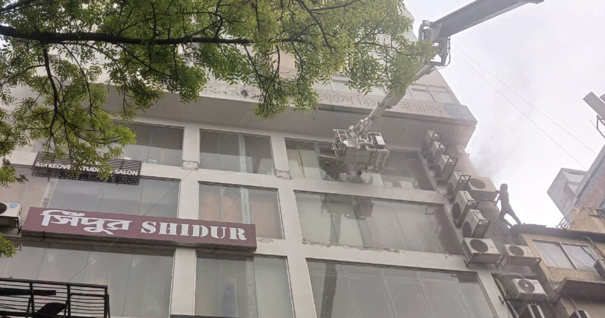 মিরপুরে ১১ তলা ভবনে ভয়াবহ আগুন