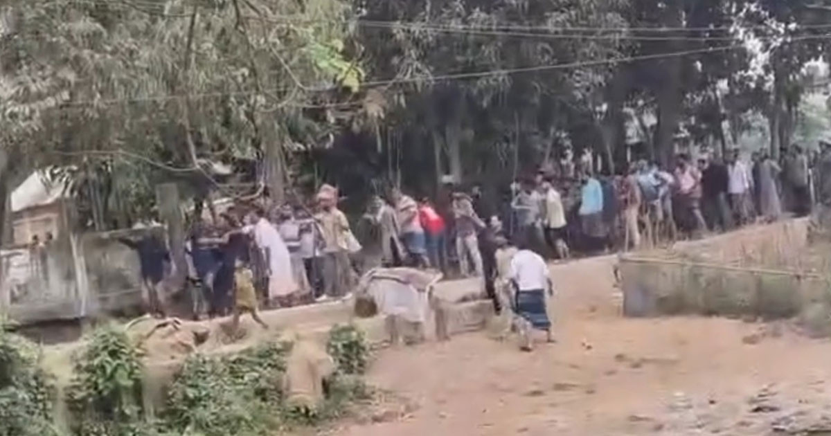 লাখাইয়ে দুইপক্ষের সংঘর্ষে আহত ১০