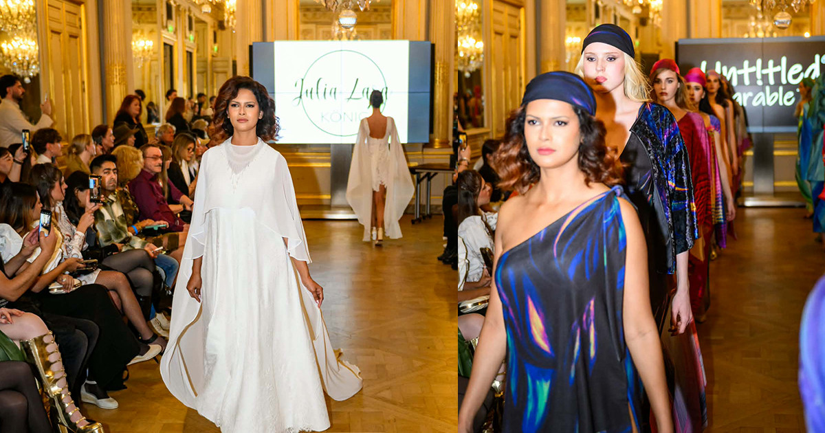 প্যারিস ফ্যাশন উইকে আন্তর্জাতিক ডিজাইনারদের সঙ্গে র‍্যাম্পে হাঁটলেন প্রিয়তি