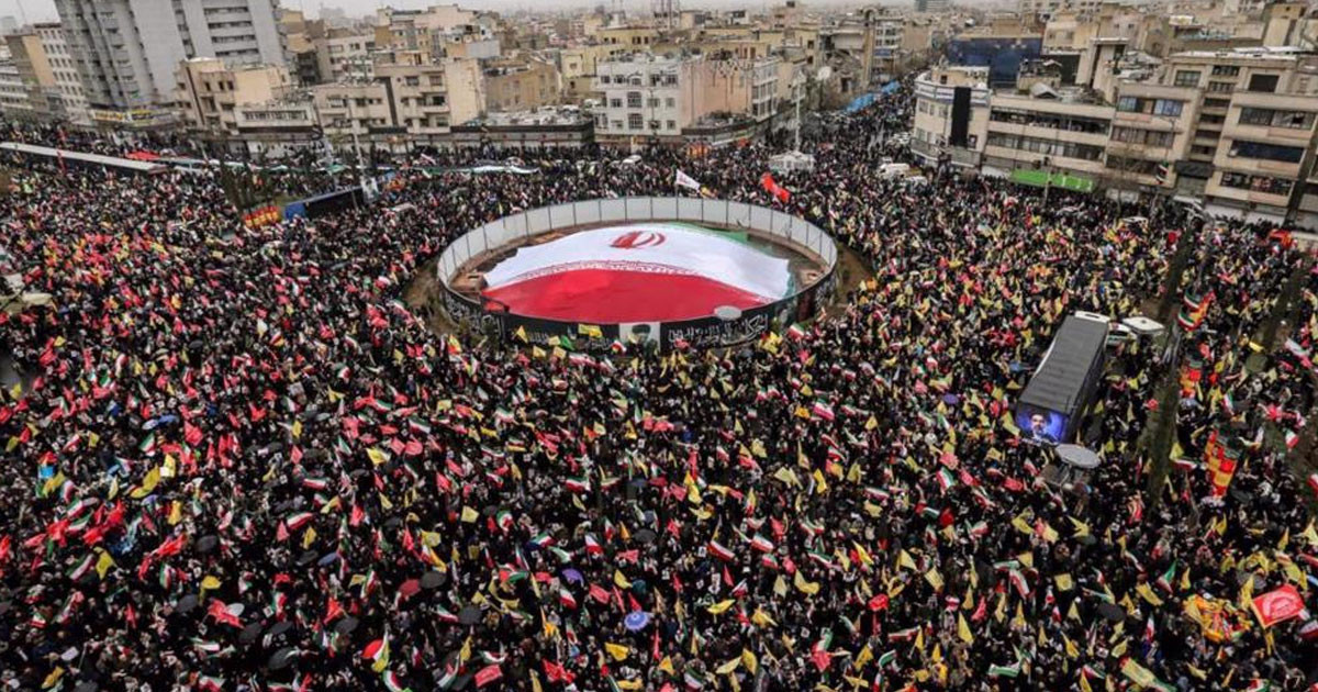 ইরানে লাখো মানুষের সমাবেশ, যুক্তরাষ্ট্র-ইসরায়েলি হামলার নিন্দা