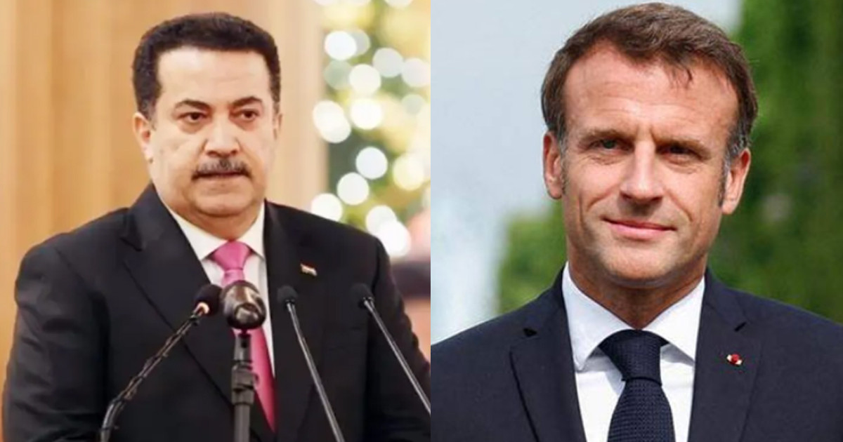 ইরাকের প্রধানমন্ত্রীকে ধন্যবাদ দিলেন ফ্রান্সের প্রেসিডেন্ট