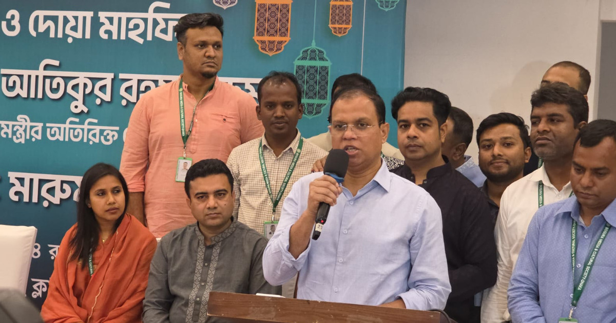 বগুড়ার উন্নয়নে শুধু ঘোষণা হয়েছে, বাস্তবায়ন হয়নি: আতিকুর রহমান রুমন