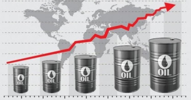 বিশ্ববাজারে লাফিয়ে বাড়ছে তেলের দাম
