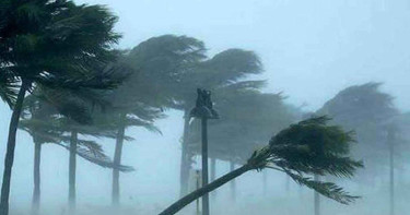 ৮০ কিমি বেগে ঝড়ের শঙ্কা ১০ অঞ্চলে