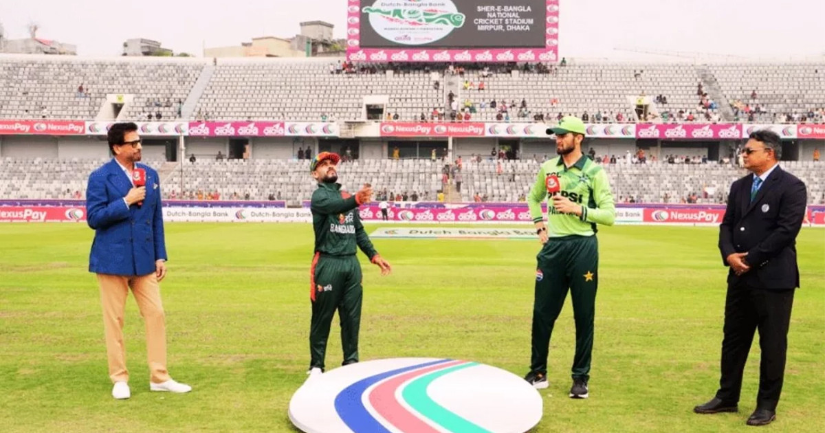 ফাইনালে টস জিতে বাংলাদেশকে ব্যাটিংয়ে পাঠালো পাকিস্তান