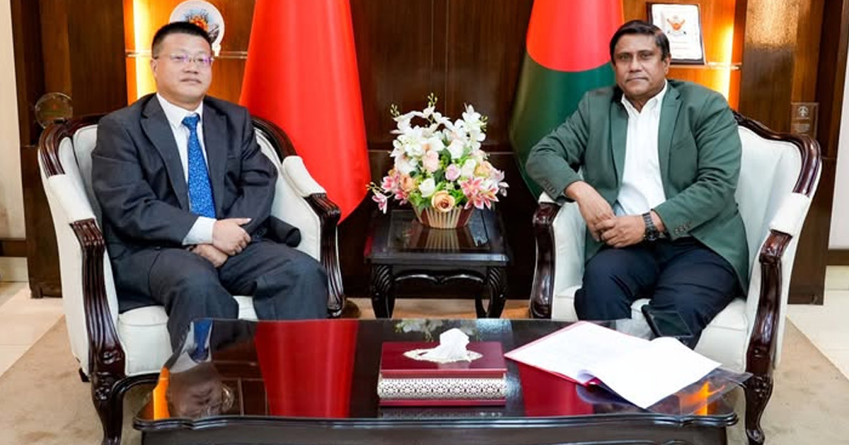 প্রধানমন্ত্রীর প্রতিরক্ষা উপদেষ্টার সঙ্গে চীনা রাষ্ট্রদূতের সাক্ষাৎ