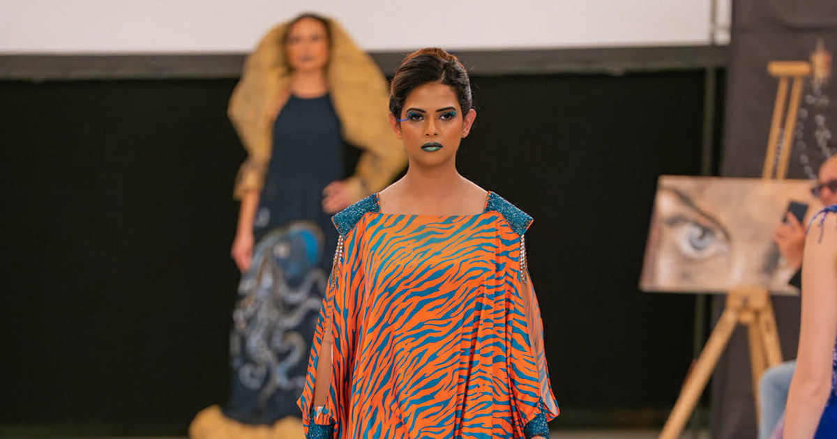 মিলান ফ্যাশন উইকে রানওয়েতে বাংলাদেশি বংশোদ্ভূত আন্তর্জাতিক মডেল প্রিয়তি