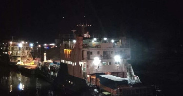 দৌলতদিয়া-পাটুরিয়া নৌরুটে ফেরি-লঞ্চ চলাচল বন্ধ