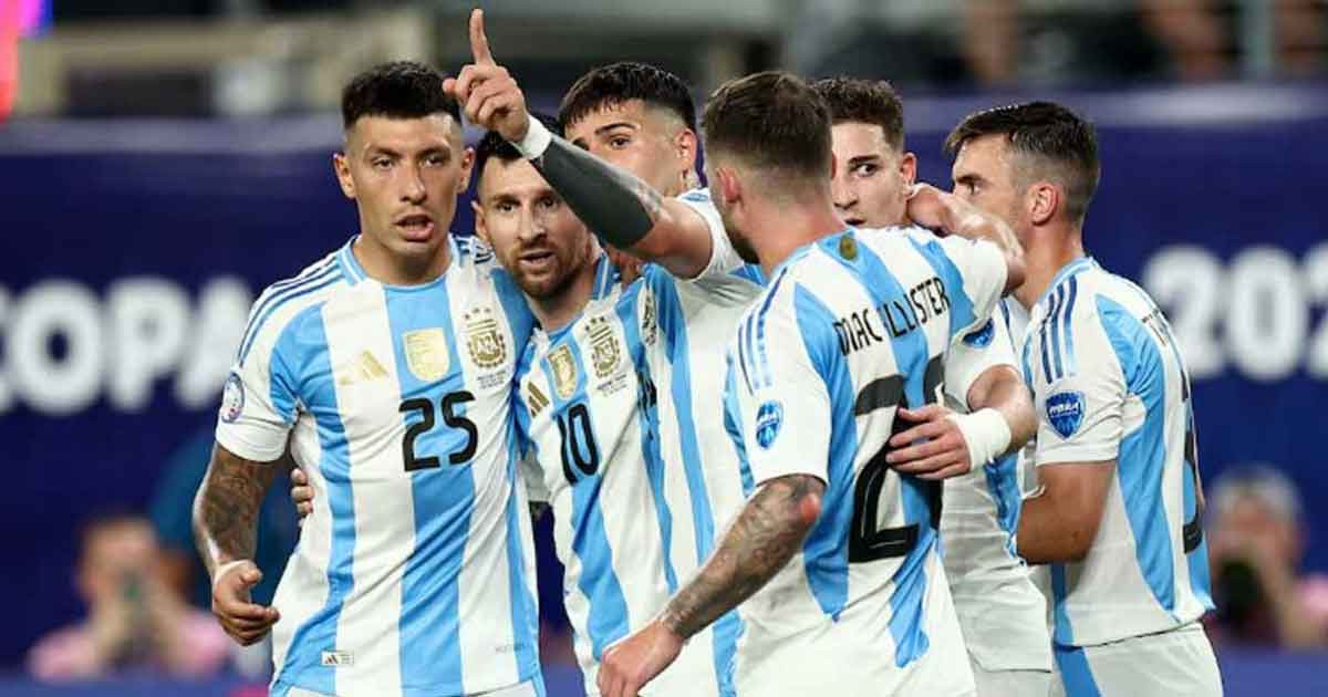 মেসির নেতৃত্বে আর্জেন্টিনা দল ঘোষণা