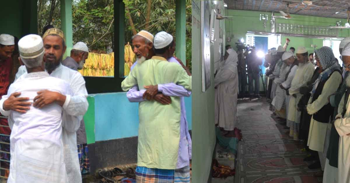 সৌদি আরবের সঙ্গে মিল রেখে গঙ্গাচড়ায় এক গ্রামে ঈদুল ফিতর উদযাপন
