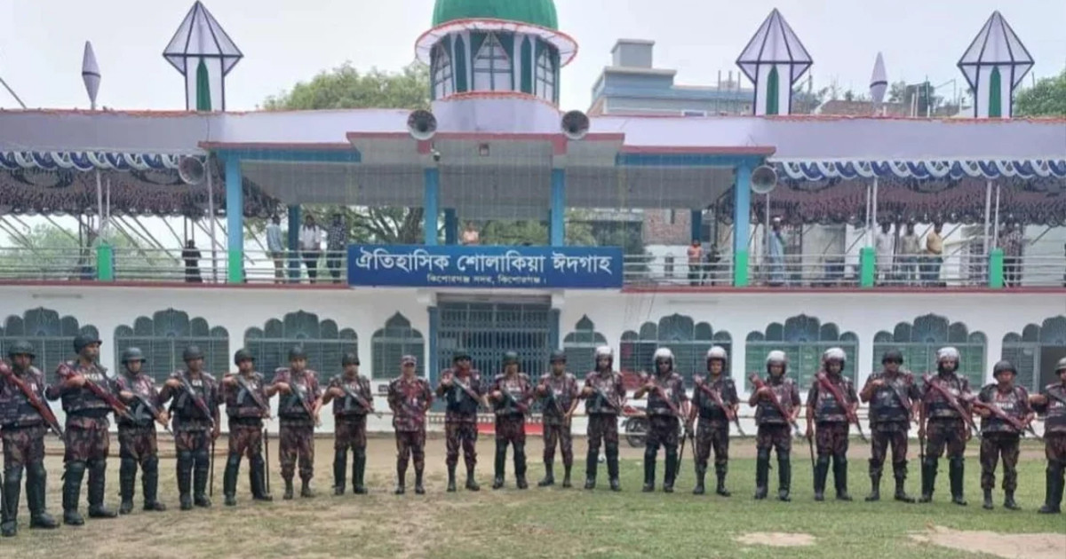 শোলাকিয়া ঈদগাহে মুসল্লিদের নিরাপত্তায় ৫ প্লাটুন বিজিবি মোতায়েন