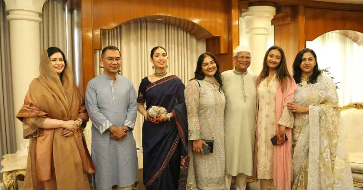 প্রধানমন্ত্রীর সঙ্গে ঈদ শুভেচ্ছা বিনিময় ড. ইউনূসের