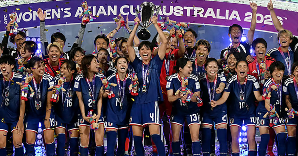 স্বাগতিকদের স্তব্ধ করে নারী এশিয়ান কাপ চ্যাম্পিয়ন জাপান
