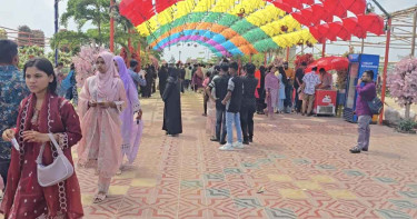 দর্শনার্থীদের ভিড়ে মুখরিত নরসিংদীর বিনোদন কেন্দ্রগুলো