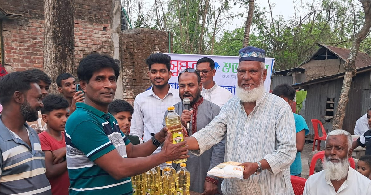 বসুন্ধরা শুভসংঘের আয়োজনে আদমদীঘিতে কৃষকের ঈদ আনন্দ