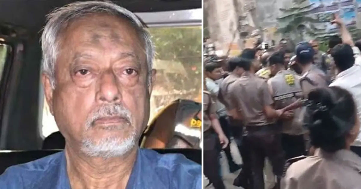 মাসুদ উদ্দিন চৌধুরীর ওপর ডিম নিক্ষেপ