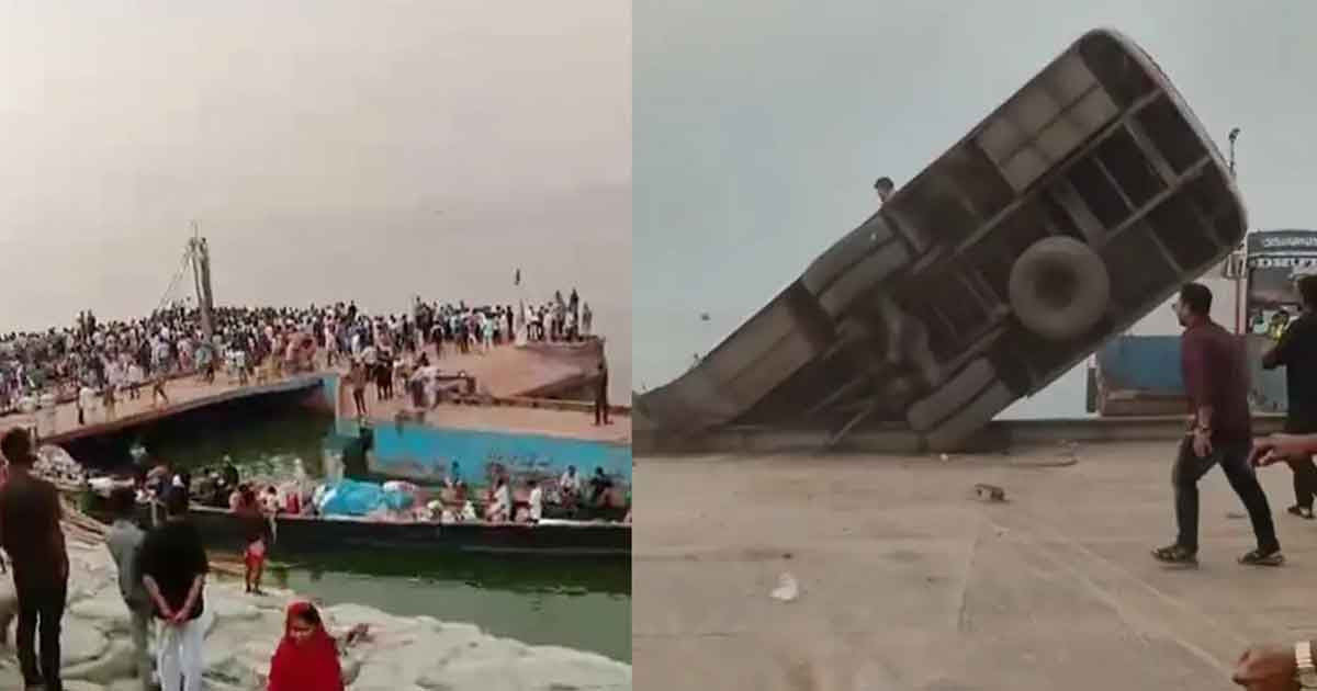 পানির ৩০ ফুট নিচে বাসটি মিললেও এখন তলিয়ে গেছে ৮০ ফুট গভীরে