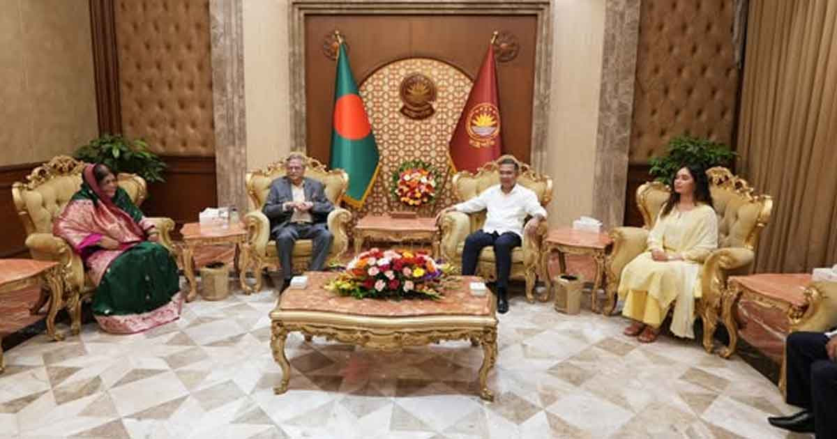 মহান স্বাধীনতা ও জাতীয় দিবস উপলক্ষে রাষ্ট্রপতির সঙ্গে প্রধানমন্ত্রীর সাক্ষাৎ