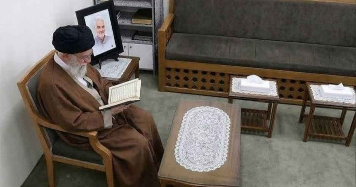 খামেনির শেষ মুহূর্তের ছবি প্রকাশ করলো ইরান