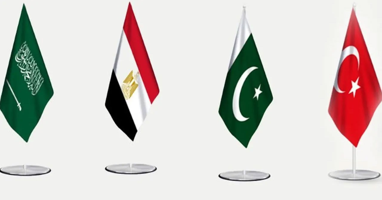 যুদ্ধ থামাতে এক টেবিলে ৪ মুসলিম পরাশক্তি