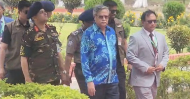 পাবনায় পৌঁছেছেন রাষ্ট্রপতি