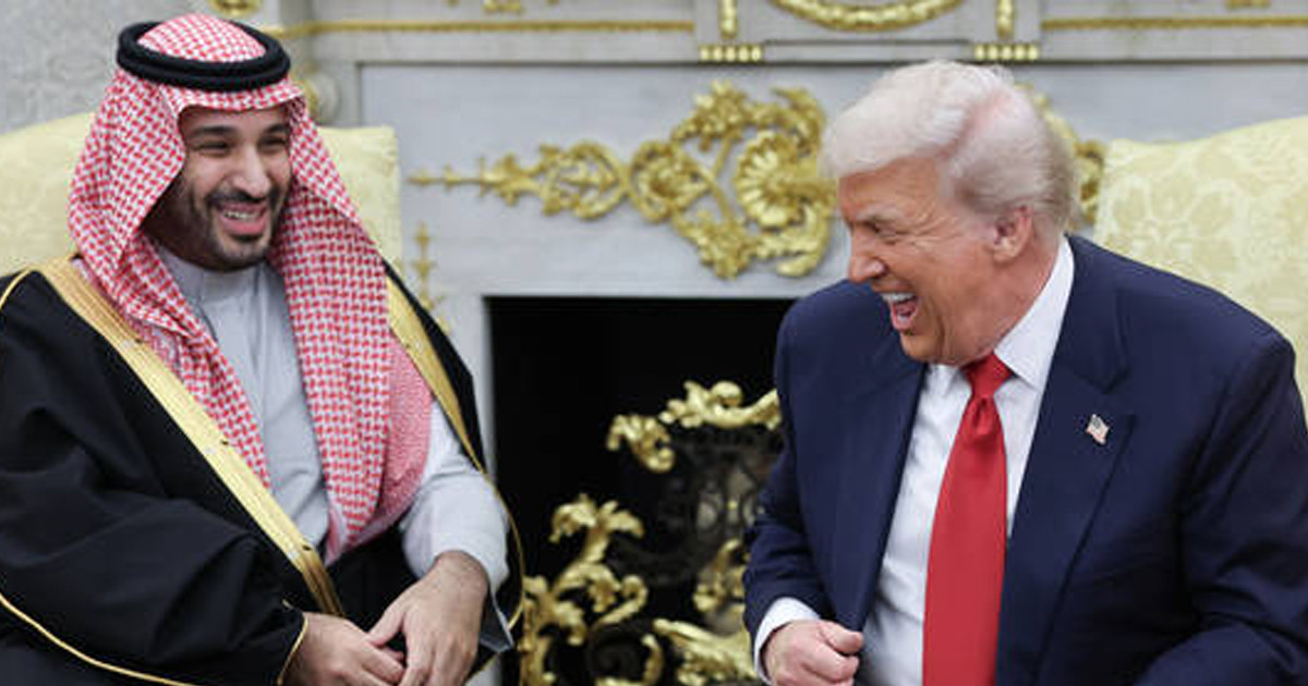 সৌদি যুবরাজ আমার পেছন পেছন ঘুরছে: ট্রাম্প