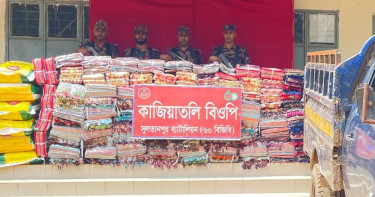 ব্রাহ্মণবাড়িয়ায় কোটি টাকার ভারতীয় মালামাল জব্দ