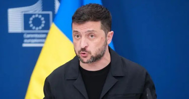 ইউক্রেন রক্ষায় পারমাণবিক অস্ত্র চায় জেলেনস্কি