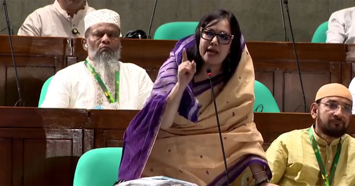 সংসদে বিচার চাইলেন রুমিন ফারহানা