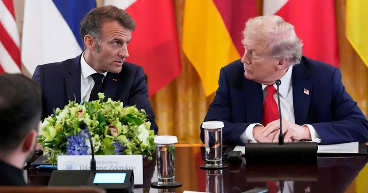 এবার ট্রাম্পের ওপর ক্ষেপেছেন ম্যাক্রোঁ, দিলেন কড়া বার্তা