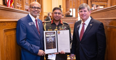 জাতিসংঘ শান্তিরক্ষা মিশনে বাংলাদেশের অবদানের স্বীকৃতিস্বরূপ বিশেষ সম্মাননা