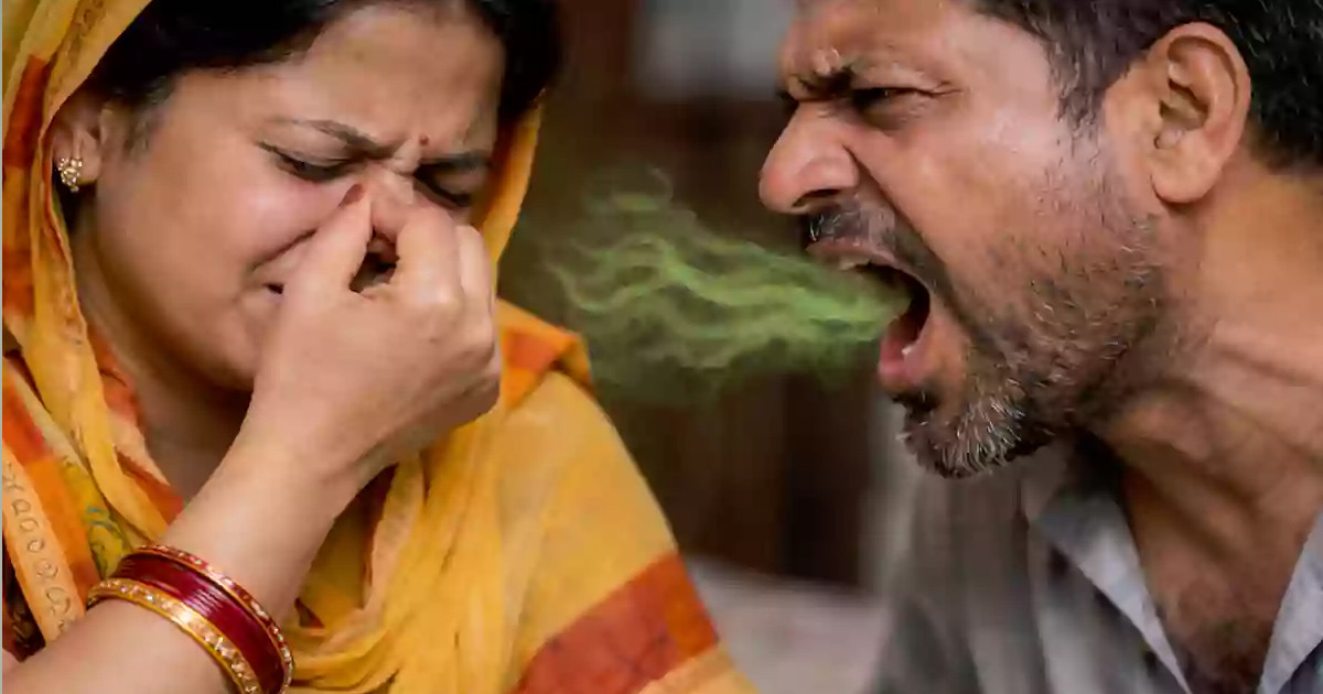 স্বামীর মুখে দুর্গন্ধ, থানায় স্ত্রীর লিখিত অভিযোগ