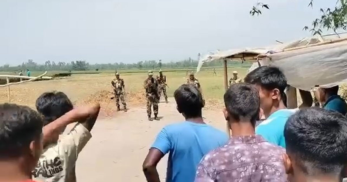 সীমান্তে বাংলাদেশির পেটে ও ঘাড়ে বিএসএফের গুলি