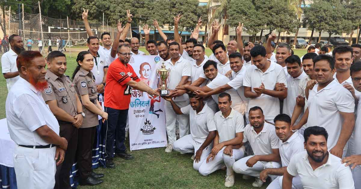 শহীদ জিয়াকে স্মরণে ট্রাফিক স্কুলে “জিয়া ভলিবল টুর্নামেন্ট” অনুষ্ঠিত