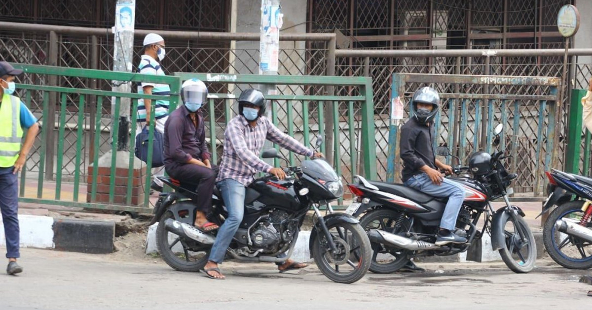 মধ্যরাত থেকে যেসব এলাকায় বন্ধ হচ্ছে মোটরসাইকেল চলাচল